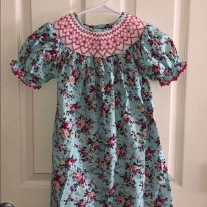 Smock Monkey size 4 smocked dress